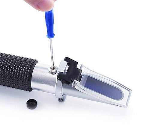 Hand Held Alcohol Refractometer Wine Oe Beer Brewing Refractometer Rhw-25baume ATC
