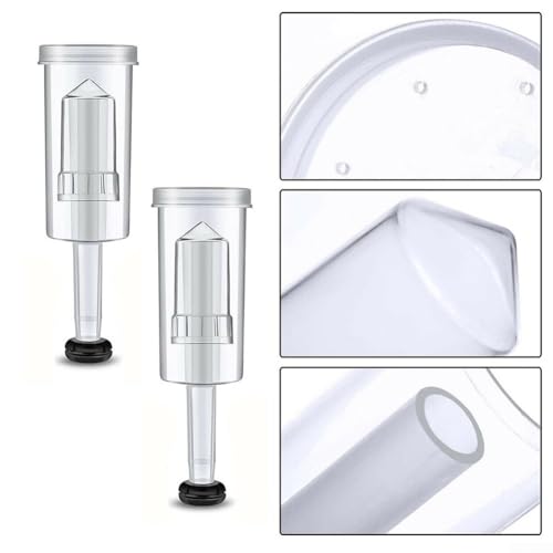 3-Piece Airlock Fermentation Kit with Silicone Grommet, PP Plastic for Home Brew Beer and Wine, Set of 2
