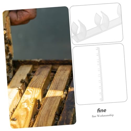 10Pcs Beehive Spacing Strip Durable Plastic Frame Spacers for Beekeeping Essential Tool for Honeycomb Assembly Convenient Beehive Supply for Beekeepers