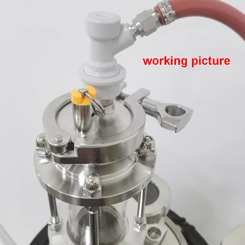 Tri Clamp 3"/4" End Cap With Gas Ball Lock Post & PRV (17 PSI) – Dry Hopper Kit for Homebrew Conical Fermenter(3"TC) - size: 3"TC