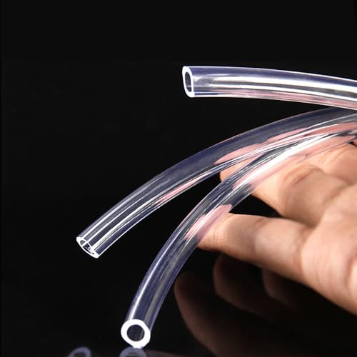 10 Feet PVC- 5/16" ID Clear Vinyl Tubing Food Grade Multipurpose Tube for Beer Line, Kegerator, Wine Making, Aquaponics, Air Hose - size: 5/16" ID, style: 10 Feet