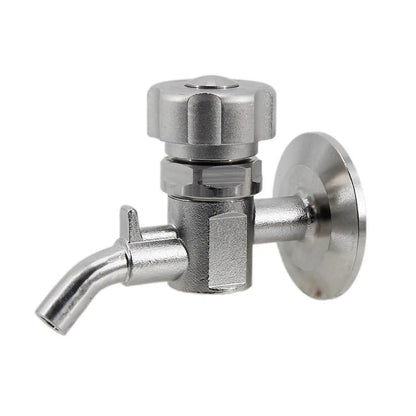 1.5"TC Sample Valve 304 Stainless Steel Sanitary Clamp Brewing Sample Valve Homebrew Conical Fermenter(A) - color: A
