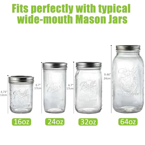 Artcome 10-Pack Glass Fermentation Weights with Easy Grip Handle and Unique Texture Design for Large Wide Mouth Mason Jars - Pickle Pebbles with Glass Weights Organizer - Space Saving Compact Design - size: glass weights 10pc + holder 1pc + tongs x 1pc