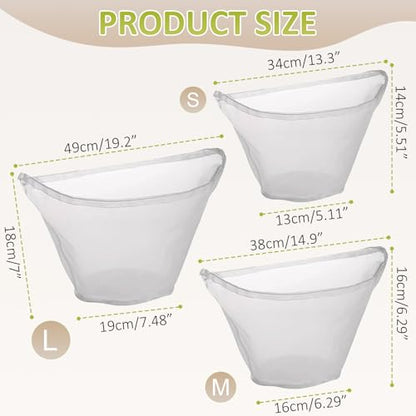 3 Pcs Cheese Cloth Bag for Straining, 2026 New Cheesecloth Bags Nut Milk Bag Reusable Straining Bags, Cheesecloth for Dumpling Fillings, Cooking and Juicing (Large) - color: Large