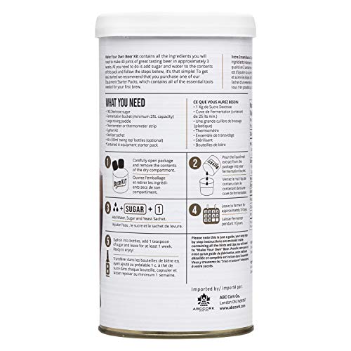 ABC Crafted Series Beer Making Kit | Beer Making Ingredients for Home Brewing | Yields 6 Gallons of Beer | Irish Red Ale - color: Irish Red Ale