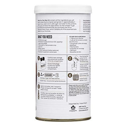 ABC Crafted Series Beer Making Kit | Beer Making Ingredients for Home Brewing | Yields 6 Gallons of Beer | Irish Red Ale - color: Irish Red Ale