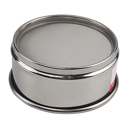 LABALPHA 2000 Mesh Lab Sieves, Test Sieve #2000 Mesh, 4'' Diameter, 304 Stainless Steel Wire Cloth (0.0065mm) - size: 2000 mesh (0.0065mm)