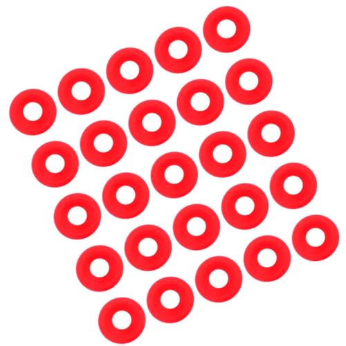 25Pcs Red Silicone Gaskets, Flip Top Bottle Seals for Home Brew Beer, with Premium Leak Proof Design for GROLSCH Swing Top Bottles