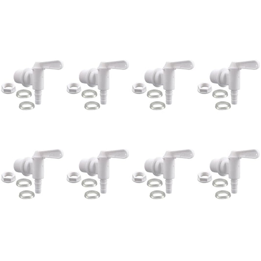 Bottling Bucket Spigot Plastic Brewing Bucket Spigot Soda Fermenter Tap for 5 Gallon Bucket by MUGLIO 8 PACK - size: 8 Pack