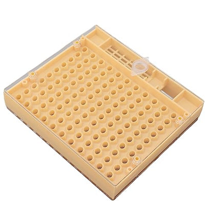Queen Bee Rearing Kit Plastic Cell Cups Breeding System to Use 110 Cups Beekeeping Grafting Equipment