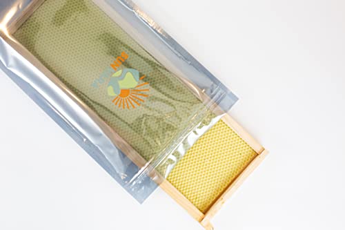 SunVara Bee Storage Beehive Frame Honeycomb Resealable Bag Reusable Beekeeping Equipment For Bee Hive Frame 10 Bags