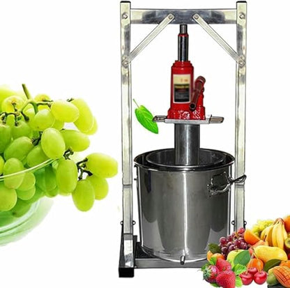 Fruit Wine Manual Press, Fruit Wine Maker, Cider Press, Fruit Press Juicer, Cheese Tincture Herb Fruit Wine Manual Press, for Wine Juice Making~/ - size: 22L