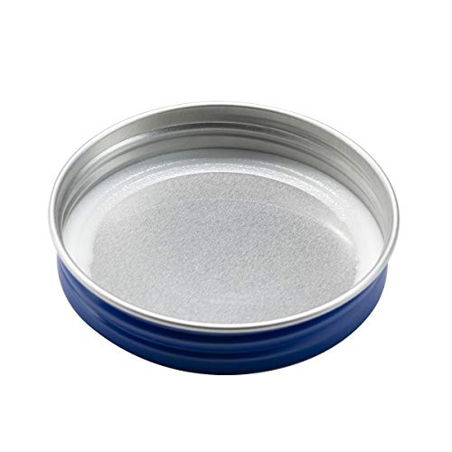 AllSpice Rust-Proof Wide Mouth Aluminum Metal Mason Jar Lids Leak-Proof 12-Pack (Blue) - color: Blue, size: Wide Mouth