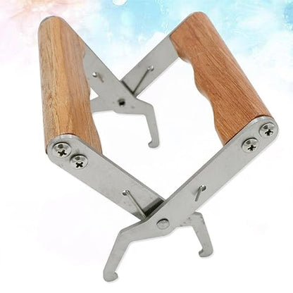 Stainless Steel Beekeeping Frame Grip Holder Tool Durable Beekeeper Equipment for Lifting Design for Easy Hive Management