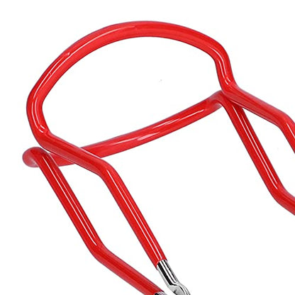 flexman Canning Jar Lifter, Multifunctional Stainless Steel Antiscalding Tray Dish Clamp with Grip Handle, Kitchen Tool for Homes Restaurants Collect Cans (Red) - color: Red
