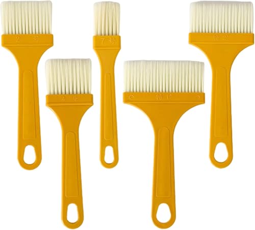 1 Pc Plastic Basting Pastry Brush Spread Oil Butter Sauce Marinades for BBQ Grill Baking Kitchen Cooking, Baste Pastries Cakes Meat Sausages Desserts, Outdoor Cooking Tools, Dishwasher Safe (A) - size: A