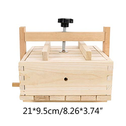 Tofu Mold Maker Press Making Cheese Kit Wooden Box Tool Pressing Presser Home Homemade Curd Stamper Soybean Multifunction Cheese Press, `x-large - size: `x-large