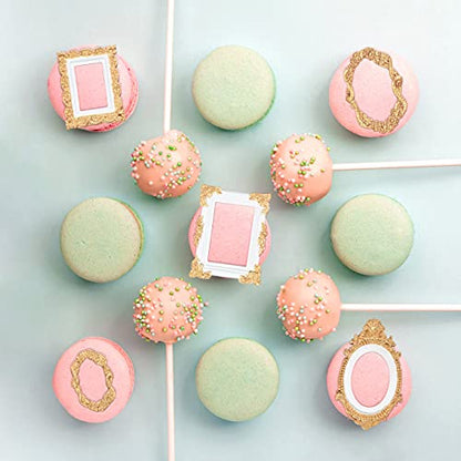 Sakolla Photo Frame Silicone Mold - 3 Pack Picture Fondant Candy Chocolate Molds Cake Decorating, Sugar, Gum Paste, Chocolate, Cookies, Resin, Polymer Clay - Pink - color: Photo Frame/Red