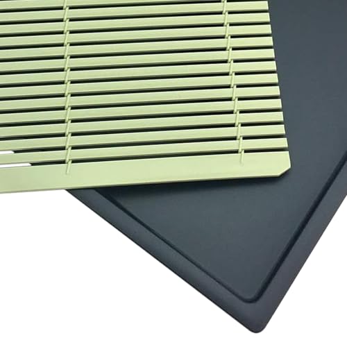 Japanese Dinnerware Tray: Cold Noodle Special Plate - Sushi Serving Tray - Square Plastic Pasta Bowl For Draining Dumpling Sushi Restaurant With Drainboar
