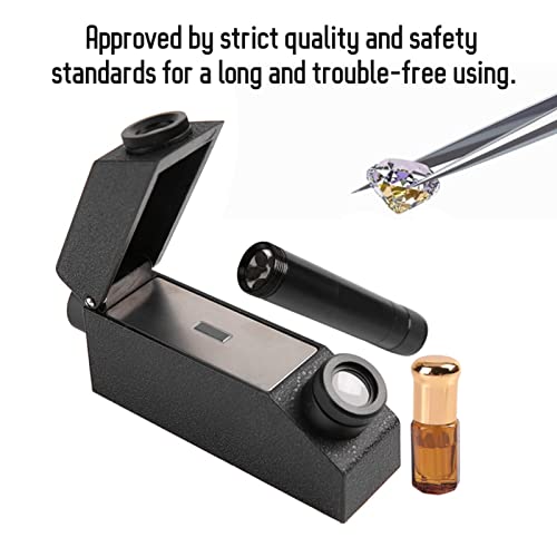 RHG181 Diamond Tester, 1.30-1.81 Jewelry Refractometer, Portable Gem Tester for All Stones Refractometry Testing Tools