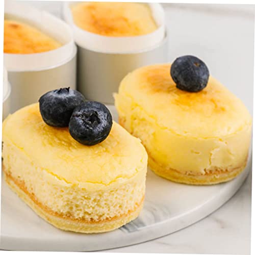 10-Piece Stainless Steel Cheese Mold Set Baking Tool for Cake and Chocolate Creative Moulds for Home Baking - color: Silver