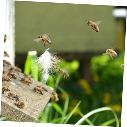 20pcs Bee Marking Plume Bee Markers Beekeeping Feeding Frame Queen Marking Tube Tools