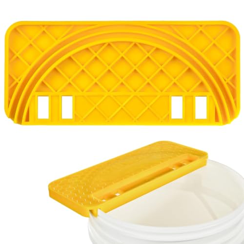 Honey Bucket Frame Holder, Practical Honey Tank Holder, Honey Plastic Uncapping Tank Holder Beekeeper Efficient Work for Scrape Bee Spleen, 12.99 x 5.51 x 0.79in