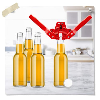 Fermentaholics White Beer Bottle Caps - 144 Count Oxygen Absorbing Bottle Lids – 26mm Crown Caps for Homebrewing Beer, Cider, Soda, DIY Crafts and more – Fits Standard American Pry-Off Bottles