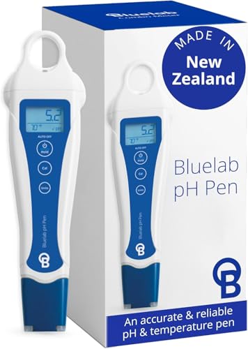 Bluelab pH Pen - ± 0.1 pH Accurate, Durable Double Junction Probe, Waterproof & Floats, Auto Temperature Compensation, Easy Calibration - Made in NZ - style: PH Pen
