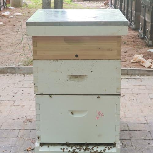 2Pcs Bee Hive Winter Quilt Box, Langstroth Overwintering Beehive Quilt Box for Bees Winter (8 Frame) - size: 8 Frame