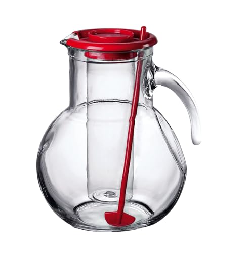 Bormioli Rocco Kufra Carafe 2,0 - color: Red, size: 67.6 Ounces
