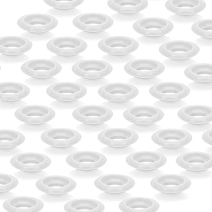 12PCs Dopamine color Silicone Gaskets Washers Seals for Cap Swing Flip Top for Home Brew Beer Soda Bottle Sealing(half cover) (White) - color: White
