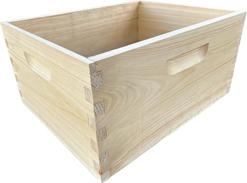 Deep 9 5/8 Brood Beehive Body Empty (10 Frame) UNASSEMBLED - size: 10 Frame