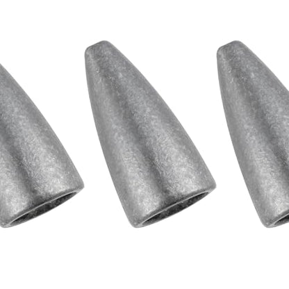 Dr.Fish 50 Pack Bullet Fishing Sinkers Worm Weights Lead Fishing Weights Bass Fishing Sinker Freshwater Texas Carolina Rig Punch Shot - size: 2oz-30 Pack