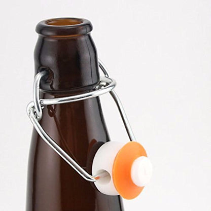 Brewcraft HOZQ8-1232 Amber Ez Cap Bottles, 16 oz. (Pack of 12)