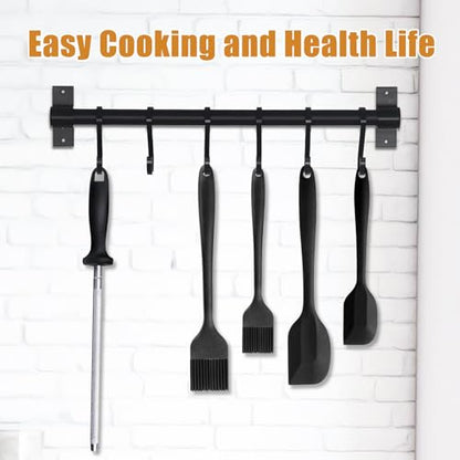 Silicone Basting Brush for Cooking 2 Pcs Pastry Brush for Grilling,Oil,BBQ,Meat,Sauce,Baking (Black) - color: Black