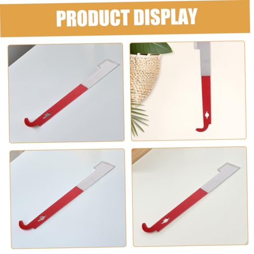 3pcs J Shaped Stainless Steel Beekeeping Hive Tool Frame Lifter Scraper for Efficient Hive Maintenance Essential Supplies for Beginner Beekeepers