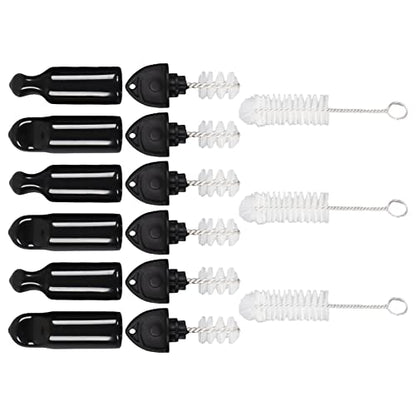 6Pcs Beer Faucet Cover 6Pcs Beer Tap Plug Brush 3 Long Cleaning Brush Draft Beer Tap Cover Tap Plug Beer Brush Beer Tap Clean for Most Standard American Draft Beer Faucet