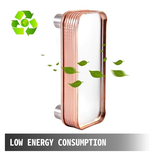 30/40/60 Plates Stainless Steel Heat Exchanger - High Efficiency Wort Chiller for Home Brewing and HVAC Applications(60 Plates) - color: 60 Plates