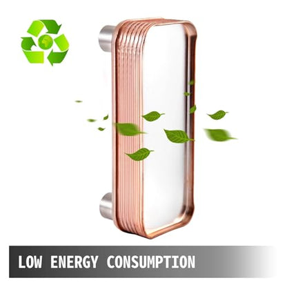 30/40/60 Plates Stainless Steel Heat Exchanger - High Efficiency Wort Chiller for Home Brewing and HVAC Applications(60 Plates) - color: 60 Plates