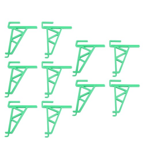 ANGGREK Beehive Frame Holder Grip, Beehive Inspection Bracket Lightweight Sturdy 10pcs for Honey Harvesting (Green) - color: Green