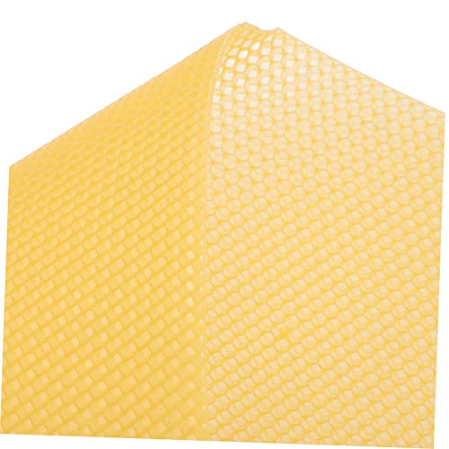 LIFKOME 30pcs Beekeeping Wax Foundation Sheets for Honey Frame Beehive Natural Beeswax Honeycomb Sheets for Easy Installation and Brood Production