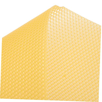 LIFKOME 30pcs Beekeeping Wax Foundation Sheets for Honey Frame Beehive Natural Beeswax Honeycomb Sheets for Easy Installation and Brood Production