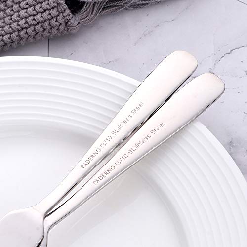 Stainless Steel 18/10 Cheese Desert Knives, Set of 4, Baikai Breakfast Butter Knife, Slicer Sandwich Spreader (Silver) - color: Silver
