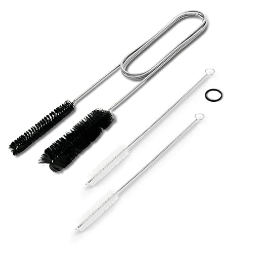 72" Drain Cleaner Tool - Flexible Wire Pipe Mechanical Black | Heavy duty cleaning brush for bathroom sink, bathtub, shower, kitchen sink drains, bottles, elastic hose pipe cleaner - color: Black