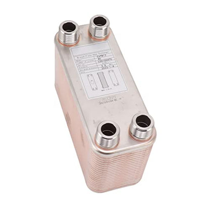 Plate Heat Exchanger Cooler Chiller Condenser Evaporator Brazed Compact Chiller Cooler Refrigerator Cooler for Chill Cooler Dish Plate Cooler Fridge Wort Chillers