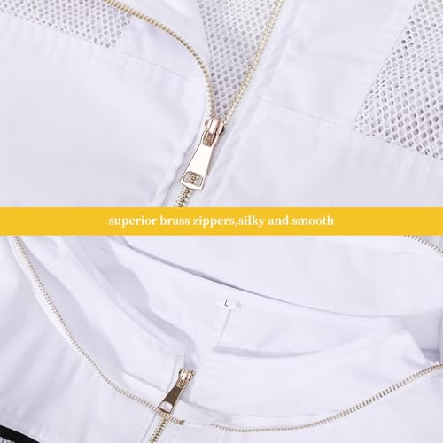 3-Layer Bee Suit, with Gloves & 2 Veils | Professional Sting Proof Ultra Breathable Beekeeper Suit, Unisex, Goatskin Beekeeping Gloves for Wasp, Apiary & Backyard - size: S-4'11" – 5'3"