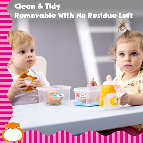 208 PCS Baby Food Labels, 26 Adorable Designs Removable Food Name Stickers Self-Adhesive Water/Oil/Tear Resistant for Baby, Kids, Toddlers Food Containers, Water Bottles, School Supplies, Mason Jars - color: Style 3