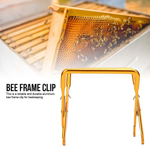 Beekeeping Frame Gripper, Frame Holder, Frame Lifter Tool, Durable Aluminum Bee Frame Clip Clamp, Beehive Equipment Beekeeping Tool Accessories