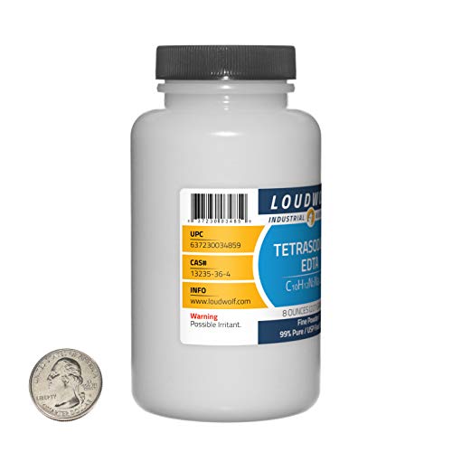 Tetrasodium EDTA / 2 Pounds / 4 Bottles / 99% Pure USP Food Grade/Fine Powder/USA - size: 2 Pounds in 4 Bottles